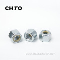 B18.16.6 N8/C zinc plated nylon insert hexagon nut thin type